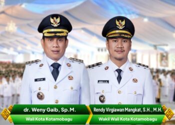 Dilantik Presiden RI, Wenny Gaib dan Rendy Mangkat Resmi Nahkodai Kotamobagu