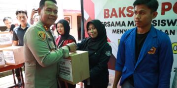 Baksos Polri Presisi, AKBP Irwanto Ajak Mahasiswa dan OKP Kolaborasi