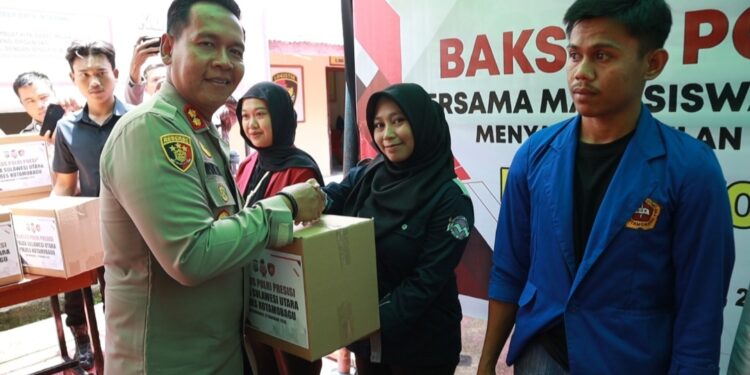 Baksos Polri Presisi, AKBP Irwanto Ajak Mahasiswa dan OKP Kolaborasi