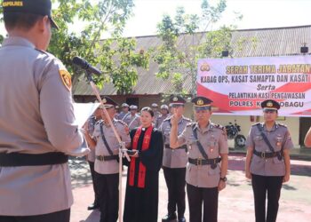 Pimpin Sertijab, ini Pesan Kapolres Kotamobagu