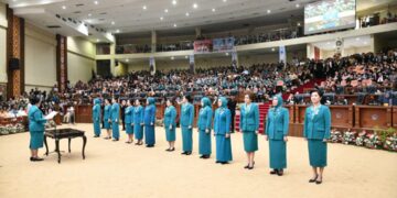 Resmi Dilantik, Rosita Pobela Jabat Ketua TP PKK Boltim