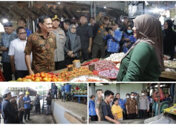 Blusukan, Weny Gaib Kunjungi Pasar 23 Maret, TPA dan SPPBE Poyowa Kecil