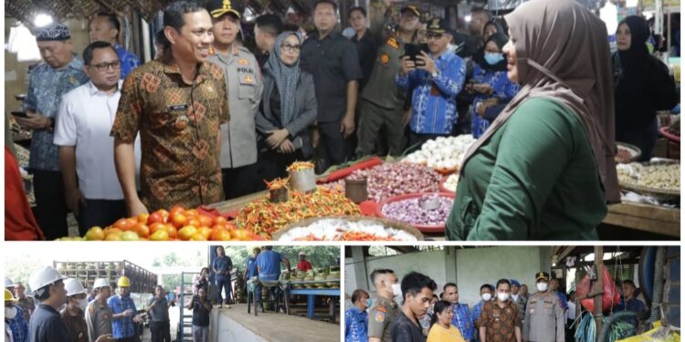 Blusukan, Weny Gaib Kunjungi Pasar 23 Maret, TPA dan SPPBE Poyowa Kecil