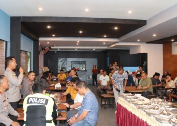 Pererat Sinergitas, Polres Kotamobagu Buka Puasa Bersama Insan Pers