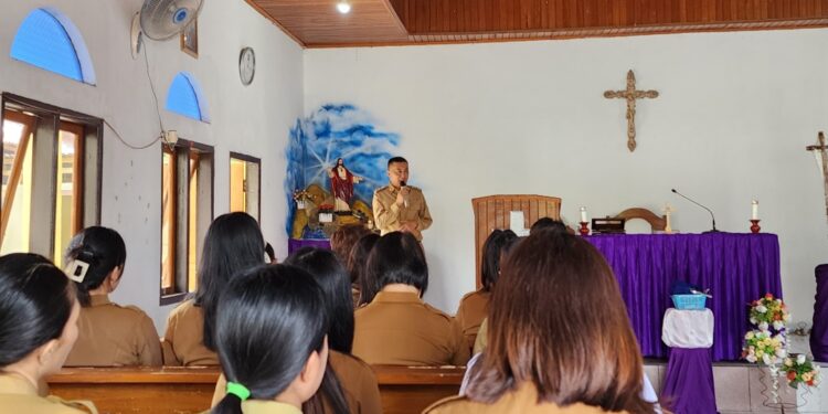 Hadiri Ibadah Penyegaran Iman, Argo Dorong ASN Lebih Disiplin