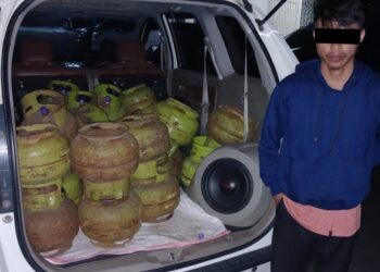 Jual LPG di Atas HET, Satreskrim Polres Kotamobagu Amankan Warga Kotobangon