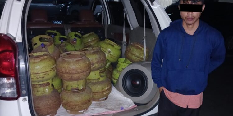 Jual LPG di Atas HET, Satreskrim Polres Kotamobagu Amankan Warga Kotobangon