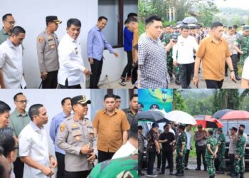Kapolres AKBP Irwanto SIK Turut Dampingi Kunjungan Gubernur Sulut di Kotamobagu