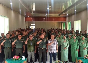 Tunjang Tugas Prajurit, Kodim 1303/Bolmong Gelar Kegiatan Komunikasi Sharing dan Motivasi