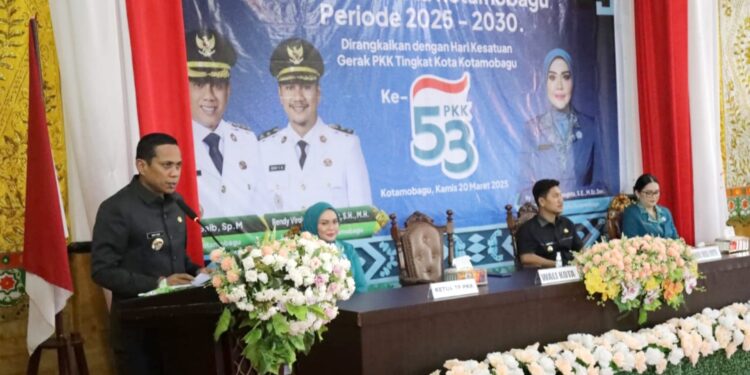 Hadiri Pelantikan TP PKK, ini Harapan Wali Kota Kotamobagu