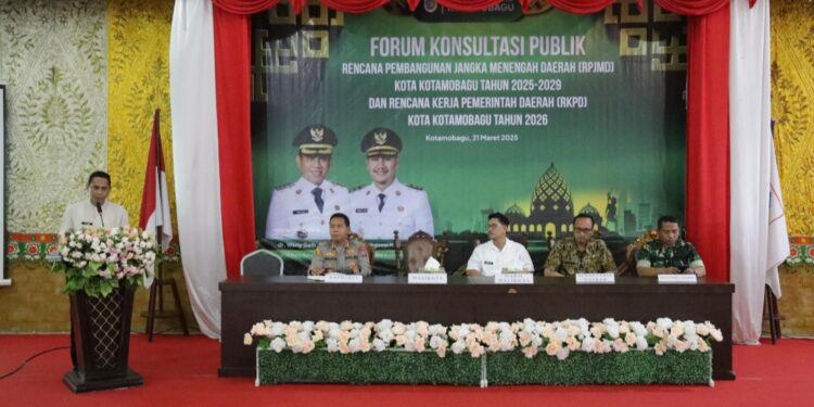 Dibuka Wali Kota, Pemkot Kotamobagu Gelar FKP Penyusunan RPJMD dan RKPD