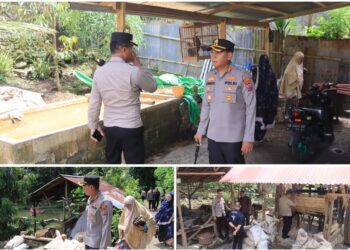 Turun Langsung, Kapolres Kotamobagu Tutup Aktivitas Tromol di Kecamatan Bilalang