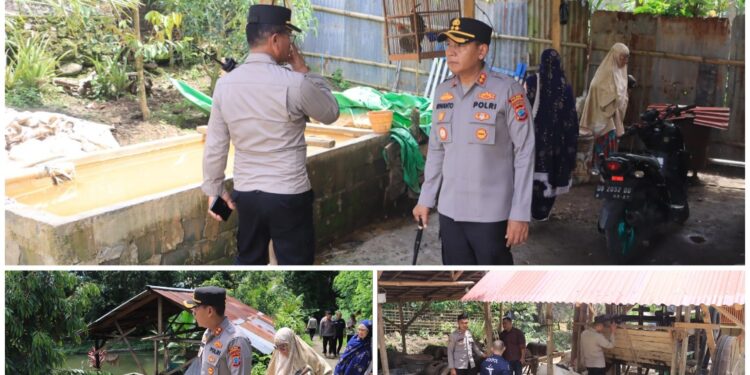 Turun Langsung, Kapolres Kotamobagu Tutup Aktivitas Tromol di Kecamatan Bilalang