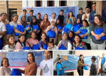 Wujud Kepedulian, Aleg Partai Demokrat Bagi-bagi Sembako di Kabupaten Boltim