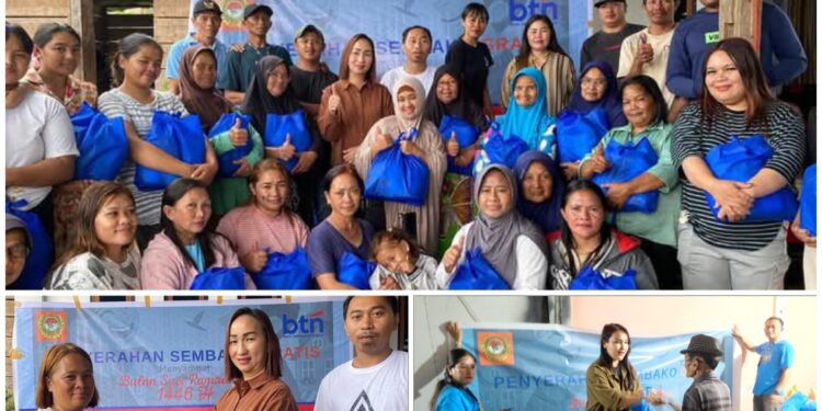 Wujud Kepedulian, Aleg Partai Demokrat Bagi-bagi Sembako di Kabupaten Boltim