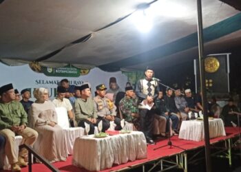 Semarak Idul Fitri 1446 Hijriah, Wali Kota Weny Gaib Lepas Peserta Pawai Takbir di Kotamobagu