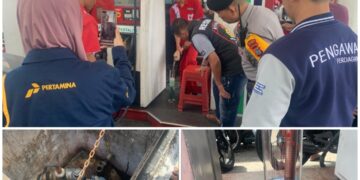 Respon Isu BBM Bercampur Air, Polres Kotamobagu Inspeksi Sejumlah SPBU