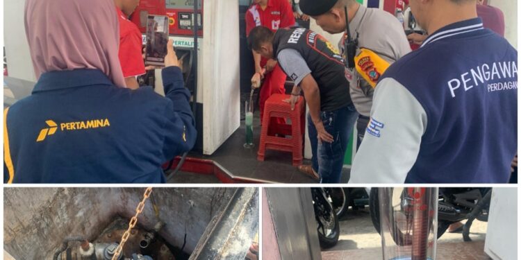 Respon Isu BBM Bercampur Air, Polres Kotamobagu Inspeksi Sejumlah SPBU