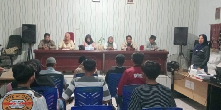 Pemdes Pontodon Timur Gelar Musdes Verifikasi DTKS
