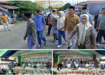 Dihadiri Wali Kota, Halal bi Halal Desa Pontodon Timur Berlangsung Meriah