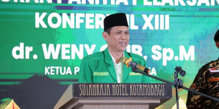 Wali Kota Kotamobagu Weny Gaib Hadiri Konferwil XIII GP Ansor Sulut