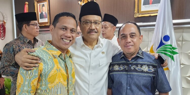 Temui Mensos, Weny Gaib Nyatakan Komitmen Dukung Program Kemensos RI