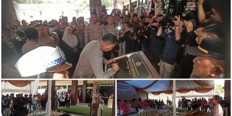 Resmikan Mako Polres Kotamobagu, Kapolda Sulut Tekankan Peningkatan Pelayanan