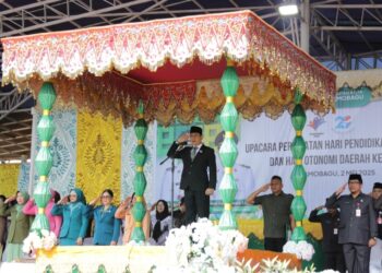 Wali Kota Kotamobagu Pimpin Upacara Peringatan Hardiknas dan Hari OTDA Tahun 2025