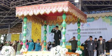 Wali Kota Kotamobagu Pimpin Upacara Peringatan Hardiknas dan Hari OTDA Tahun 2025