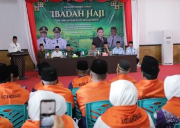 Bertolak ke Tanah Suci, 94 JCH Kotamobagu Resmi Dilepas Wali Kota Weny Gaib