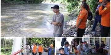 Susuri Aliran Sungai Ongkag, RVM Pantau Pencarian Orang Hanyut