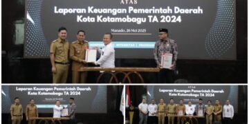 Komitmen Tingkatkan Tata Kelola Keuangan, Pemkot Kotamobagu Raih Opini WTP ke 12