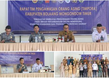 Perkuat Pengawasan Orang Asing, Kanim Kelas II Non TPI Kotamobagu Gelar Rakor Bersama TIMPORA
