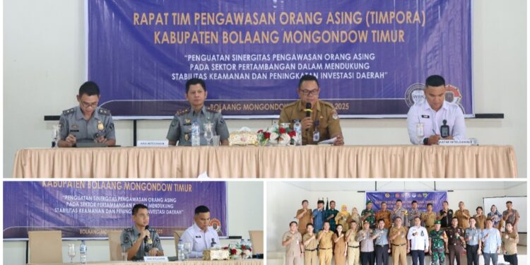 Perkuat Pengawasan Orang Asing, Kanim Kelas II Non TPI Kotamobagu Gelar Rakor Bersama TIMPORA