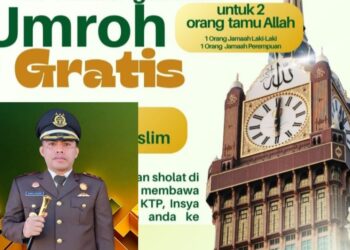Bentuk Kesyukuran, Masjid Al Qahhar Kejari Kotamobagu Buka Program Umroh Gratis