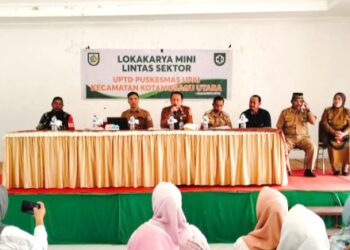 Evaluasi Program, Puskesmas Upai Gelar Loka Karya Mini Lintas Sektor
