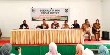 Evaluasi Program, Puskesmas Upai Gelar Loka Karya Mini Lintas Sektor