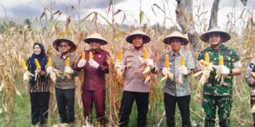 Tingkatkan Produktivitas Tanaman Jagung, Wali Kota Weny Gaib Apresiasi Polres Kotamobagu