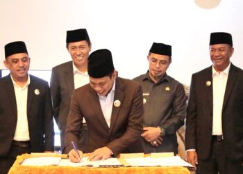 Bersama Kada se BMR, Wali Kota Weny Gaib Teken Kesepakatan Kerjasama Antar Daerah