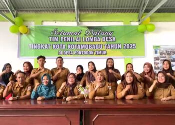 Pemdes Pontodon Timur Terima Kunjungan Tim Penilai Lomba Desa Tingkat Kota Kotamobagu