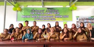 Pemdes Pontodon Timur Terima Kunjungan Tim Penilai Lomba Desa Tingkat Kota Kotamobagu