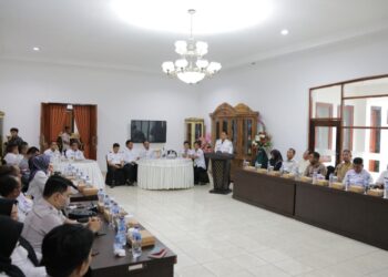 Bahas Kerjasama Lintas Daerah, Weny Gaib Terima Kunjungan Pimpinan Daerah se BMR