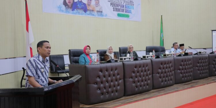 Hadiri Diskusi Publik Tentang Perempuan, Weny Gaib Apresiasi TP PKK dan Perempuan Bangsa Kotamobagu