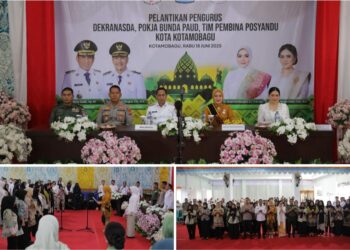 Hadiri Pelantikan Pengurus Dekranasda, Pokja Bunda PAUD dan Tim Pembina Posyandu, ini Pesan Wali Kota Kotamobagu