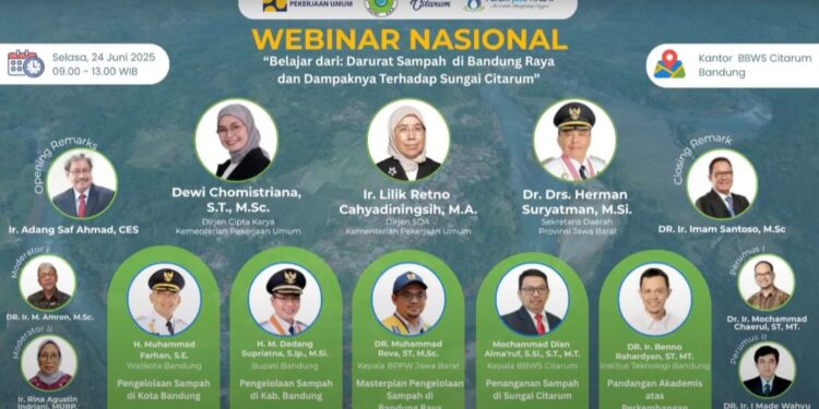 Perum Jasa Tirta II – Yayasan Air Adhi Eka Membangun Kesadaran Menjaga Sungai Lewat Webinar Nasional
