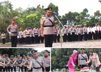 Rangkaian Hari Bhayangkara ke 79, Polres Kotamobagu Gelar Ziarah ke TMP