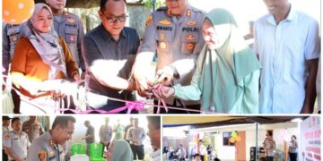 Sambut Hari Bhayangkara, Kapolres Kotamobagu Resmikan Program Bedah Rumah di Kelurahan Molinow