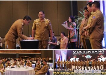 Dibuka Wagub, Wali Kota Kotamobagu Hadiri Musrenbang RPJMD Provinsi Sulut