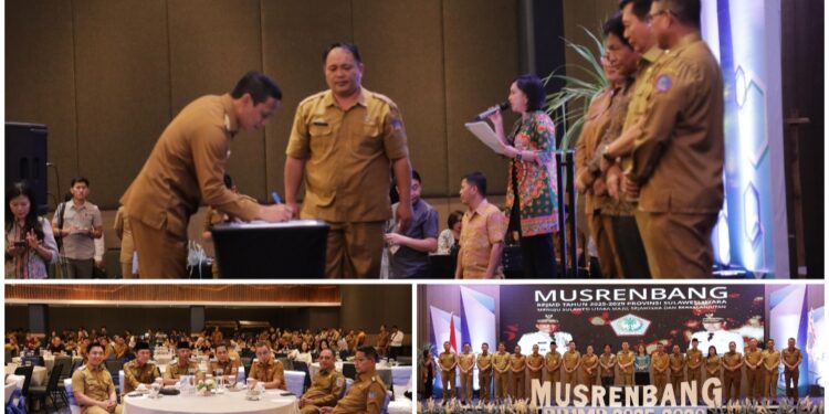 Dibuka Wagub, Wali Kota Kotamobagu Hadiri Musrenbang RPJMD Provinsi Sulut