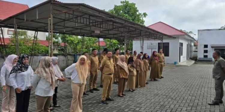 Pejabat dan Pegawai DPRD Kotamobagu Ikuti Apel Pagi